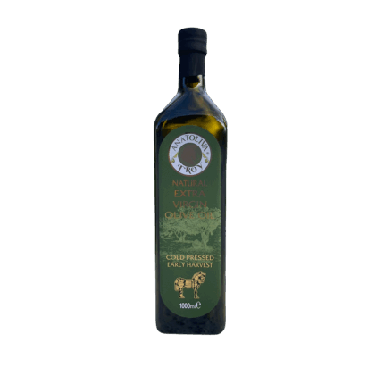 1000 ml Plastic Bottle - Natural Extra Virgin Olive Oil - Cold Pressed Early Harvest (Kopya)